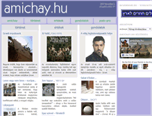Tablet Screenshot of amichay.hu